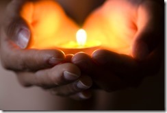 hand candle heart hand candle heart